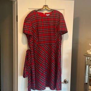 Draper James Red Plaid Dress